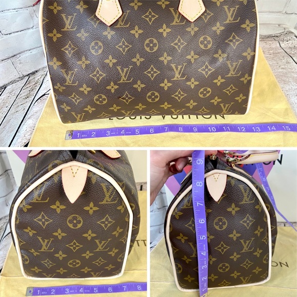 Louis Vuitton Speedy 30 new LEATHER REPLACED - Picture 12 of 16